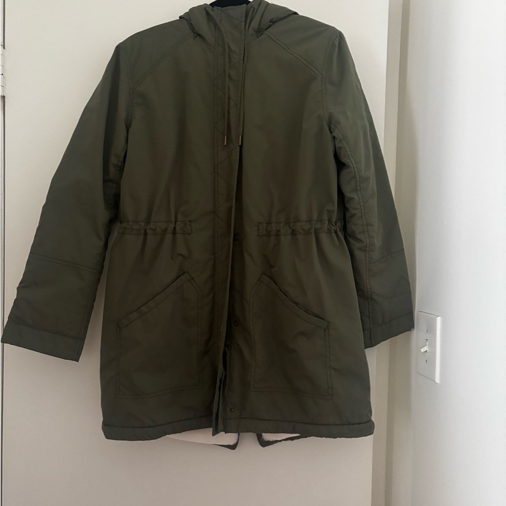 Old Navy women’s Olive Hooded Field Coat